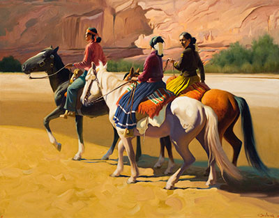 Gerhard Curtis Delano, Navajo Fine Art Reproduction Oil Painting