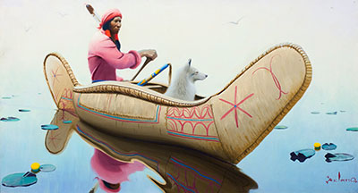 Gerhard Curtis Delano, The Trapper Fine Art Reproduction Oil Painting