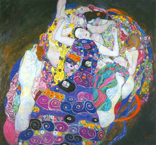 Gustave Klimt, The Maiden Fine Art Reproduction Oil Painting
