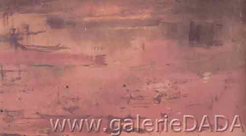 Helen Frankenthaler, Dream Walk Red Fine Art Reproduction Oil Painting