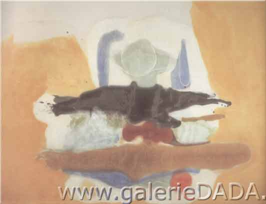 Helen Frankenthaler, Yellow Clearing Fine Art Reproduction Oil Painting