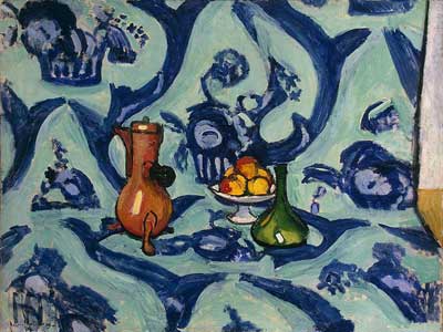 Still Life with a Blue Tablecloth