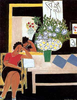 Henri Matisse, Interior with an Etruscan Vase Fine Art Reproduction Oil Painting