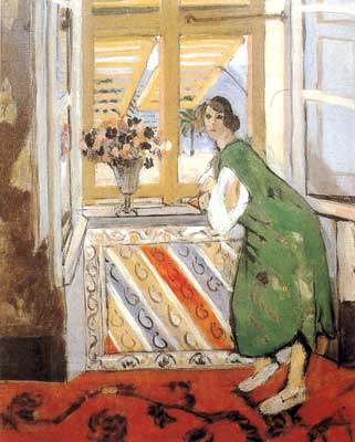 Henri Matisse, Girl with a Green Dress Fine Art Reproduction Oil Painting