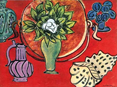 Henri Matisse, Still Life With a Magnolia Fine Art Reproduction Oil Painting