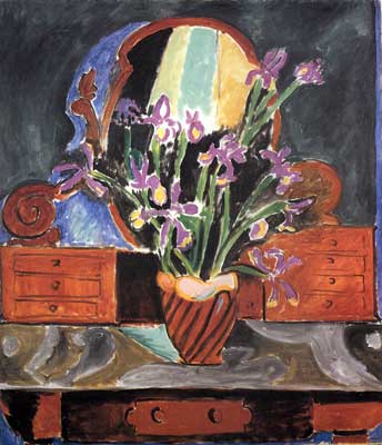 Henri Matisse, Vase with Iris Fine Art Reproduction Oil Painting