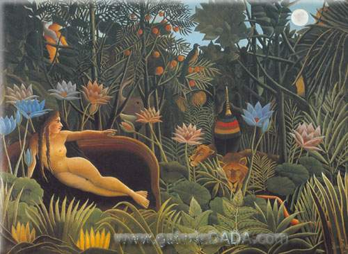 Henri Rousseau, The Dream Fine Art Reproduction Oil Painting