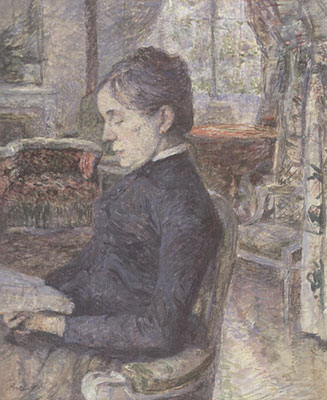 Henri Toulouse-Lautrec, Portrait of the Comtesse Toulouse-Lautrec Fine Art Reproduction Oil Painting