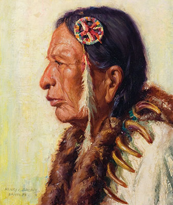 Henry Balink, Chief Fast Horse Fine Art Reproduction Oil Painting