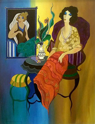 Untitled (Blue and Yellow Wall)