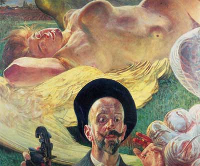 Jacek Malczewski, Chwila Tworzenia-Harpia We Snie Fine Art Reproduction Oil Painting