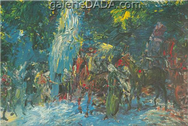 Jack Butler Yeats, In Memory of Boucicault and Bianconi Fine Art Reproduction Oil Painting