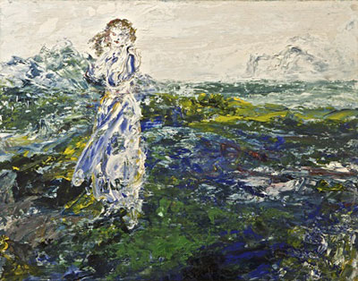 Jack Butler Yeats, The Unforgetting Background Fine Art Reproduction Oil Painting
