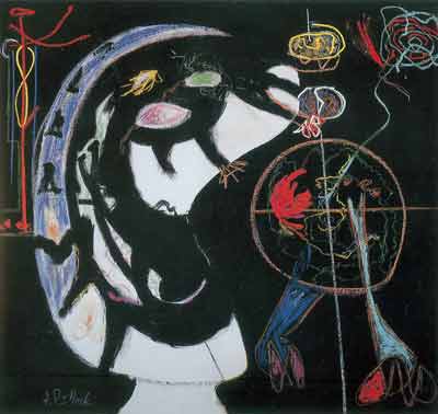 Jackson Pollock, Night Sounds Fine Art Reproduction Oil Painting