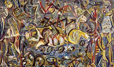 Jackson Pollock, Pasiphae Fine Art Reproduction Oil Painting