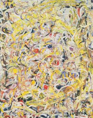 Jackson Pollock, Shimmering Substance Fine Art Reproduction Oil Painting