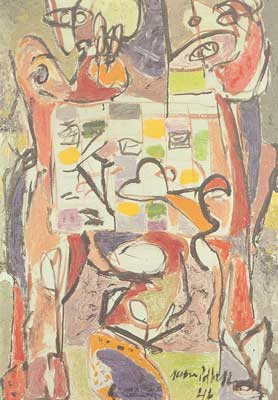 Jackson Pollock, The Tea Cup Fine Art Reproduction Oil Painting