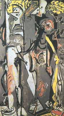 Jackson Pollock, Two Fine Art Reproduction Oil Painting