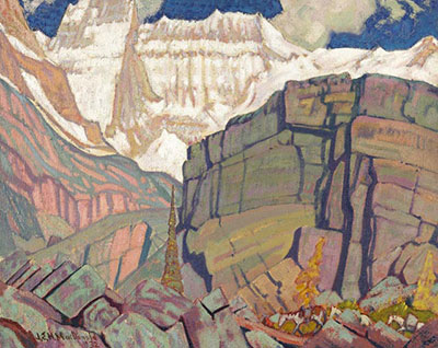 James E. H. MacDonald, Mt. Lefroy Fine Art Reproduction Oil Painting