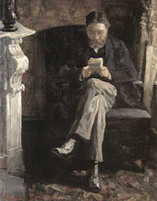 James Ensor, Portrait of the Artists Father Fine Art Reproduction Oil Painting