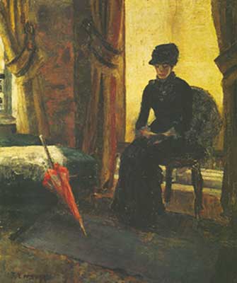 James Ensor, The Sombre Lady Fine Art Reproduction Oil Painting