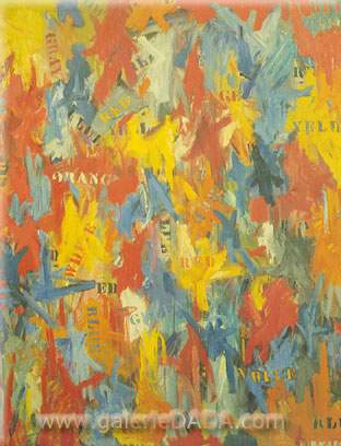 Jasper Johns, Numbers in Colour Fine Art Reproduction Oil Painting