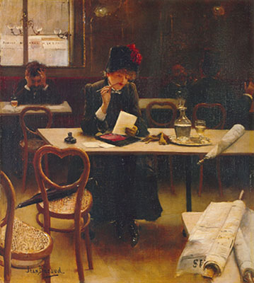 Woman in a Cafe'