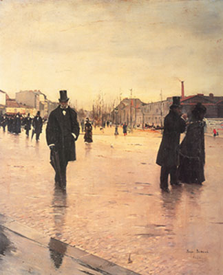 Jean Beraud, After the Funeral Fine Art Reproduction Oil Painting