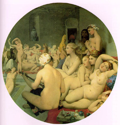 Jean-Dominique Ingres, The Turkish Bath Fine Art Reproduction Oil Painting