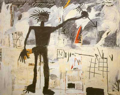 Jean-Michel Basquiat, Riding with Death Fine Art Reproduction Oil Painting
