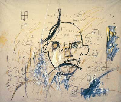 Jean-Michel Basquiat, Aaron 1 Fine Art Reproduction Oil Painting