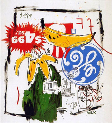 Jean-Michel Basquiat, Bananas Fine Art Reproduction Oil Painting