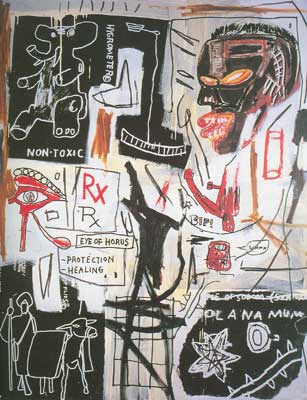Jean-Michel Basquiat, Melting Point of Ice Fine Art Reproduction Oil Painting