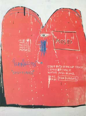 Jean-Michel Basquiat, Moses and the Egyptians Fine Art Reproduction Oil Painting