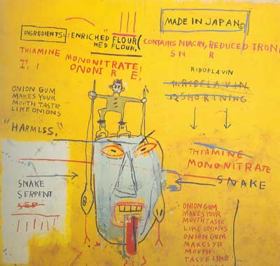 Jean-Michel Basquiat, Onion Gum Fine Art Reproduction Oil Painting