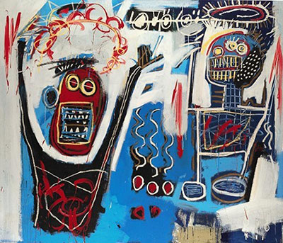 Jean-Michel Basquiat, Palm Springs Jump Fine Art Reproduction Oil Painting