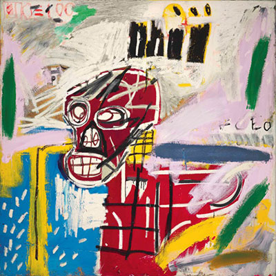 Jean-Michel Basquiat, Red Skull Fine Art Reproduction Oil Painting