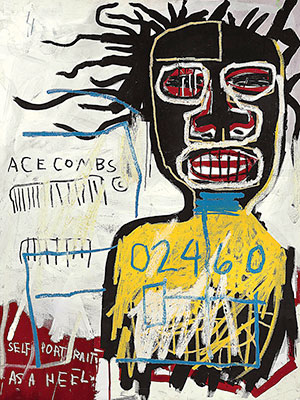 Jean-Michel Basquiat, Self Portrait as a Heel Fine Art Reproduction Oil Painting