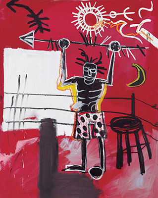 Jean-Michel Basquiat, The Ring Fine Art Reproduction Oil Painting