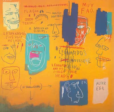 Jean-Michel Basquiat, Unititled (Alter Ego) Fine Art Reproduction Oil Painting
