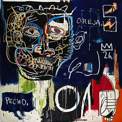 Jean-Michel Basquiat, Untitled (Pecho/Oreja) Fine Art Reproduction Oil Painting