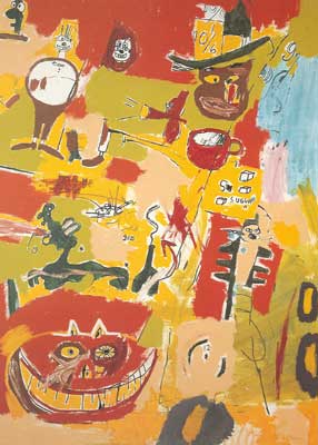 Jean-Michel Basquiat, Wine of Babylon Fine Art Reproduction Oil Painting