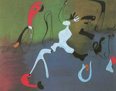 Joan Miro, Composition Fine Art Reproduction Oil Painting