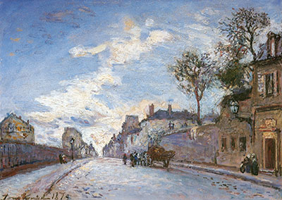 Johann Barthold Jongkind, La Rue Picpus Fine Art Reproduction Oil Painting