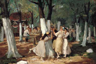 John Sloan, The Picnic Grounds Fine Art Reproduction Oil Painting