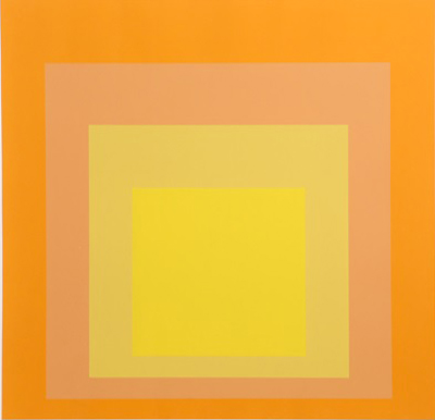 Josef Albers, Study for Homage to the Square Looking Deep Fine Art Reproduction Oil Painting