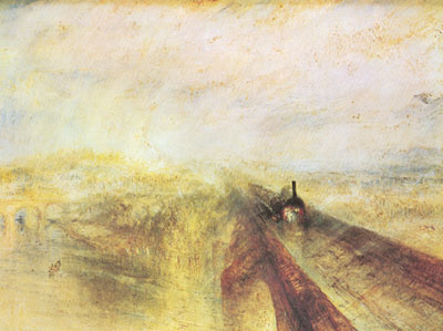 Joseph Mallord William Turner, Rain, Steam and Speed Fine Art Reproduction Oil Painting