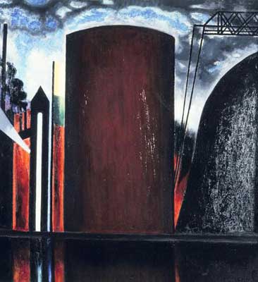 Joseph Stella, Smoke Stack Fine Art Reproduction Oil Painting
