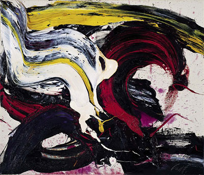 Kazuo Shiraga, More Mondrian Colours Fine Art Reproduction Oil Painting