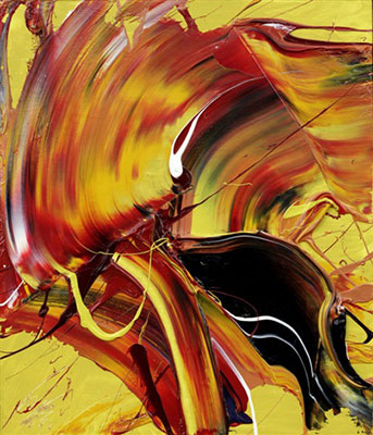 Kazuo Shiraga, Sacred Flame Fine Art Reproduction Oil Painting
